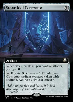 Stone Idol Generator - Extended Art x1 - Commander: Modern Horizons 3 - NM-Mint, - Image 1