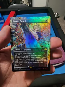 Buster Sword (Borderless) Final Fantasy Foil NM - Image 1