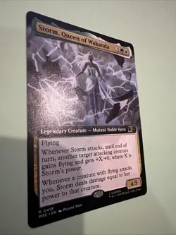 Storm, Queen of Wakanda (Extended Art) Commander: Marvel Super Heroes Mtg M/NM - Image 2