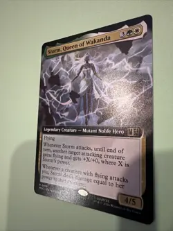 Storm, Queen of Wakanda (Extended Art) Commander: Marvel Super Heroes Mtg M/NM - Image 3