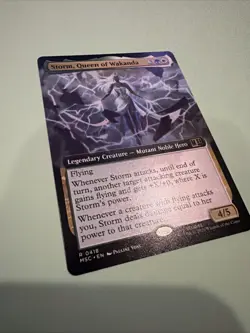 Storm, Queen of Wakanda (Extended Art) Commander: Marvel Super Heroes Mtg M/NM - Image 4