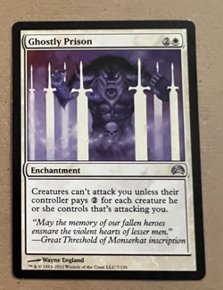Ghostly Prison - Planeschase - MTG - Magic the Gathering - Image 1