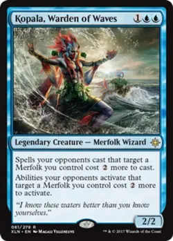 1x Kopala, Warden of Waves - Foil MTG - Ixalan - Moderate Play - Image 1