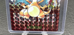 NM Charizard *Red Prism* 2nd Print No.006 Carddass Japanese Pokemon Card (24053) - Image 3