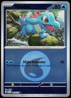 Totodile (Energy Symbol) 041/217 Ascended Heroes Pokemon Card Reverse Holo NM - Image 1