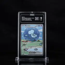 2024 Pokemon SV Paldean Fates 232/091 "Bubble" Mew EX SIR TAG 9 (934) - Image 1
