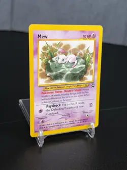 Mew Lily Pad Black Star Promo #47 Pokemon TCG WOTC Vintage 2000 League - MP - Image 2