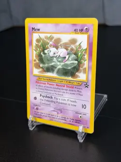 Mew Lily Pad Black Star Promo #47 Pokemon TCG WOTC Vintage 2000 League - MP - Image 3