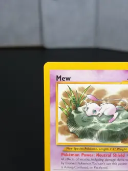 Mew Lily Pad Black Star Promo #47 Pokemon TCG WOTC Vintage 2000 League - MP - Image 4