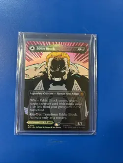 WOTC Marvel's Spider-Man Eddie Brock (0233) (Borderless) (MR) (Foil) NM - Image 1