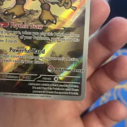 Pokemon TCG Alakazam - 009 (Pokemon Center Exclusive) Promo MEP NM Card *New* - Image 2