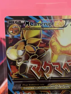 Pokemon TCG M Camerupt EX #XY198 Ultra Rare Black Star Promo Card FA LP - Image 2