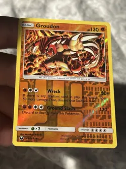 Groudon 81/168 - Celestial Storm Reverse Holo Rare Pokemon TCG LP - Image 1