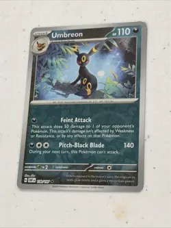 Umbreon Obsidian Flames 130/197 Uncommon Reverse Holo Near Mint Modern - Image 1