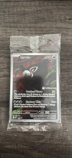 Zarude 088 Pokemon Center Exclusive Pitch Black Elite Trainer Box Promo SEALED - Image 1