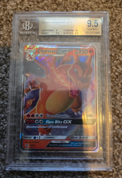 Pokemon 2019 Sun and Moon CHARIZARD GX Hidden Fates BGS 9.5 Gem Mint - Image 1