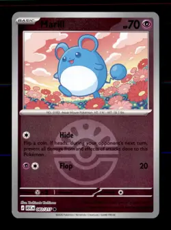 Marill (Friend Ball) 083/217 Common Ascended Heroes Pokemon Reverse Holo NM - Image 1