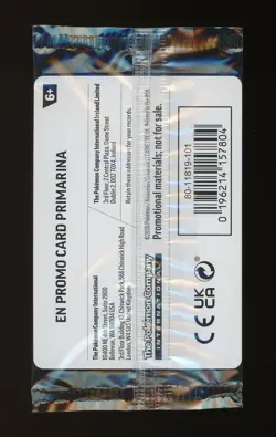 Pokemon TCG Primarina 020/084 Sealed Barnes & Noble 30th Pitch Black Promo - Image 2
