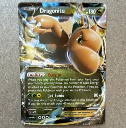 Pokemon TCG Dragonite EX 74/111 XY Furious Fists Full Art Holo Ultra Rare EN - Image 1