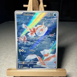Goldeen 087/084 Pitch Black Illustration Rare Full Art Pokemon TCG - Image 1