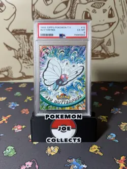 1999 TOPPS POKEMON TV #12 BUTTERFREE PSA 6. POP 5 - Image 1