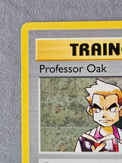 Professor Oak 88/102 GRAY GREY STAMP 1st Edition Pokemon Base Set - Image 4