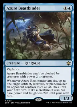 Azure Beastbinder - Bloomburrow BLB - 0041 - MTG Magic - Image 1