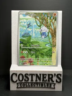 Meditite 153/142 Illustration Rare Pokemon Sv07: Stellar Crown Holo - Image 1