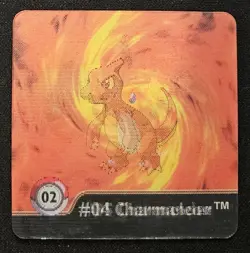 Charmander Charmeleon Charizard 02 Artbox Action Flipz Series 1 Pokemon 1999 MP - Image 2