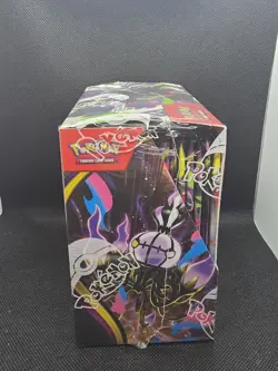 Pokemon TCG Mega Evolution Pitch Black Booster Box - Small Opening In Seal - Image 4