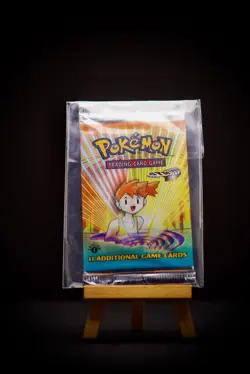2000 Pokemon WOTC 1st Edition Gym Heroes Misty Sealed Booster Pack - Image 1