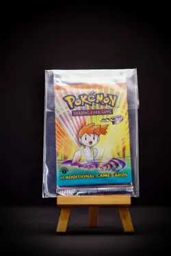 2000 Pokemon WOTC 1st Edition Gym Heroes Misty Sealed Booster Pack - Image 3