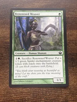 Renowned Weaver 137/165 Journey into Nyx MTG Magic The Gathering D7158* - Image 1