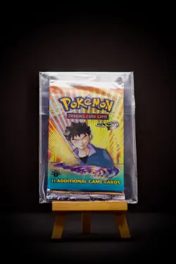 2000 Pokemon WOTC 1st Edition Gym Heroes Sealed Booster Pack Brock - Image 1