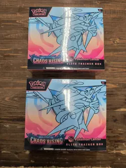 Pokemon TCG Chaos Rising Pokemon Center ETB Two Pack Sealed - Image 1