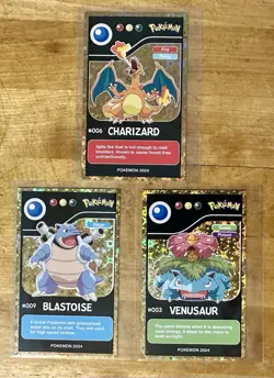 2024 POKEMON POKEDEX BLACK- Charizard, Blastoise, Venusaur Kanto Peru Edition - Image 1