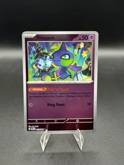 Shuppet 033/084 Reverse Holo Common Pitch Black NM - Image 1