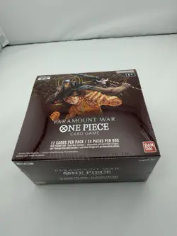 One Piece Card Game Paramount War OP-02 English Booster Box - Factory Sealed - Image 1