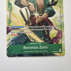 Roronoa Zoro (Welcome Pack 2026 Vol.1) PRB02-006 One Piece Promotion Card NM - Image 4
