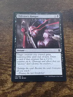 Oblivion's Hunger (119) Zendikar Rising MTG Magic The Gathering D4313* - Image 1