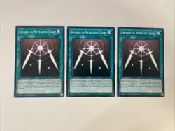 Yugioh Swords of Revealing Light x 3 - 1st Edition NM - Plus Free Holo Card - A - Image 1