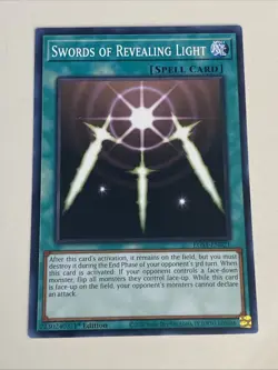 Yugioh Swords of Revealing Light x 3 - 1st Edition NM - Plus Free Holo Card - A - Image 3