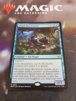 Mtg. Azure Beastbinder. Foil. Bloomburrow. Nm - Image 1