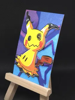 Pokemon Mimikyu Heart Holo Team Rocket Card Database Set Peru - Image 3