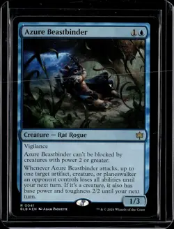 Azure Beastbinder - 41 - Foil - BLB - NM - MTG Magic the Gathering - Image 1
