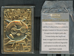 Pokemon Jigglypuff 23K Gold Plated Trading Card with Sealed COA 1999 Burger King - Image 2