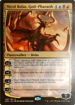 Magic | Hour of Devastation | Nicol Bolas, God-Pharaoh | 140 | NM - Image 1