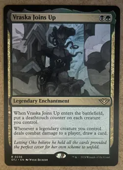 Vraska Joins Up - Outlaws of Thunder Junction - NM MTG - Image 1