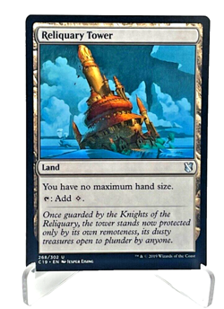 Reliquary Tower 268/302-Commander- 2019 Regular Uncommon MTG NM - Image 1