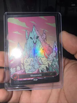 Mountain - 2418, Foil, Secret Lair Goblin Storm, Magic MTG NM - Image 1